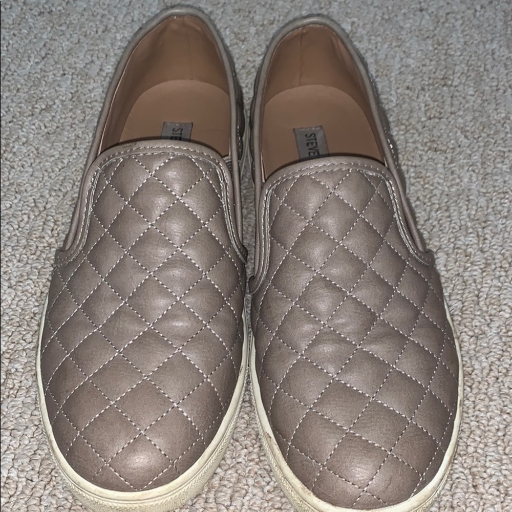 Steve Madden Quilted Slip On Sneakers